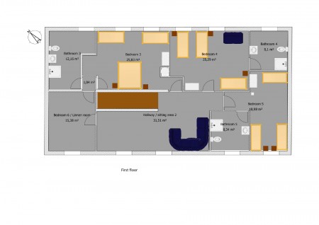 Turnkey House with Guest House in Rural Setting