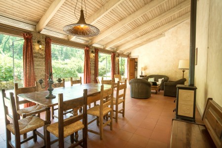 Enchanting Tuscan country home with swimming-pool,beautiful gardens and 10 ha of woodland