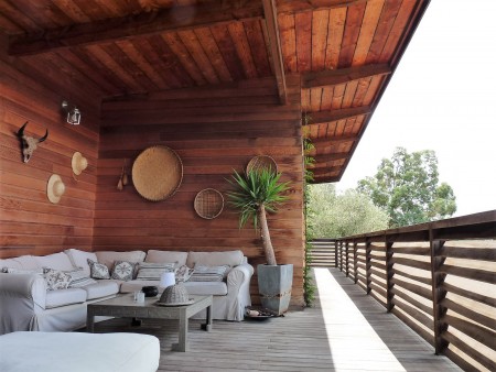 WOODEN HOUSE WITH PANORAMIC VIEW